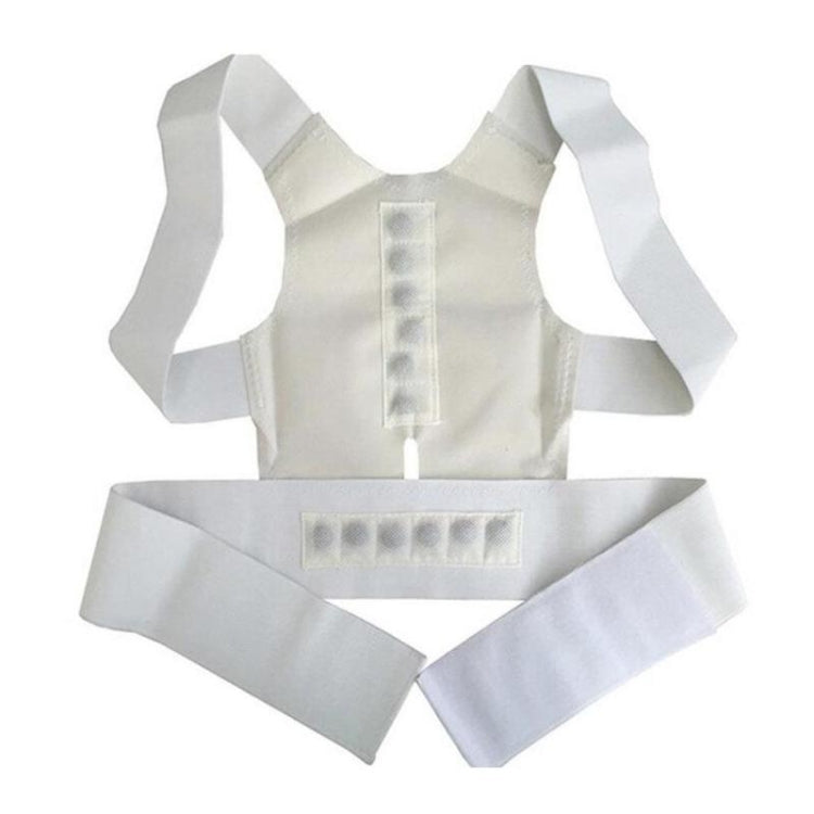 Magnetic Therapy Posture Corrector Brace Shoulder Back Support Belt for Men Women Adult Braces Supports Upper Correction Corset, Size:XL(White) - Corrector by posture sport | Online Shopping South Africa | PMC Jewellery