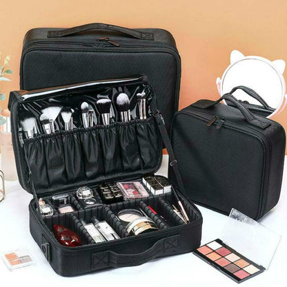 Makeup Bag Embroidery Manicure Portable Clapboard Toolbox, Size:Large - Storage Boxes by PMC Jewellery | Online Shopping South Africa | PMC Jewellery