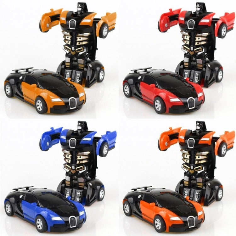 One-click Transforming Toy Car Impact Deformation Toy Model Car(Blue) - Model Toys by PMC Jewellery | Online Shopping South Africa | PMC Jewellery