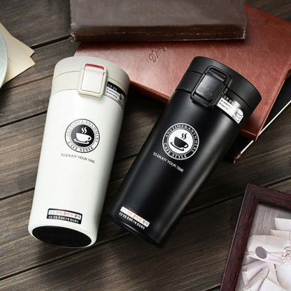Stainless Steel Thermos Cups Insulated Tumbler, Capacity:380ml(BLACK) - Vacuum Thermoses & Cups by KARASSBEAR | Online Shopping South Africa | PMC Jewellery