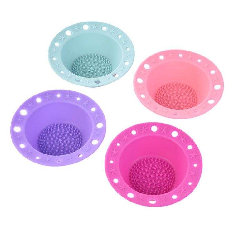 Beauty Tools Silicone Brush Tray Makeup Brush Special Cleaning Bowl(Pink) - Tools by PMC Jewellery | Online Shopping South Africa | PMC Jewellery