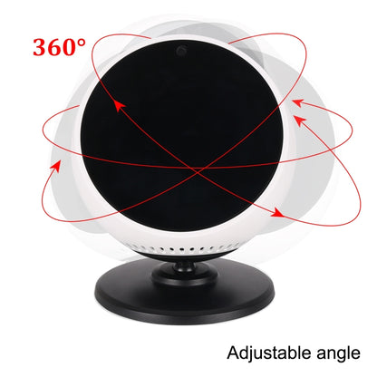 A311 For Amazon Echo Spot Angle Adjustable Bluetooth Speaker Magnets Bracket(White) - Speaker Bracket by PMC Jewellery | Online Shopping South Africa | PMC Jewellery