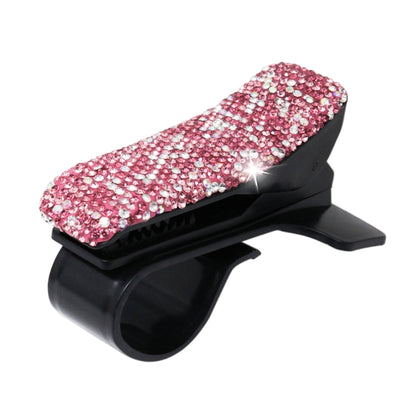 Diamond Car Phone Holder 360 Degree Rotating Creative Car Dashboard Mobile Holders(Pink Color Mixing) - Car Holders by PMC Jewellery | Online Shopping South Africa | PMC Jewellery