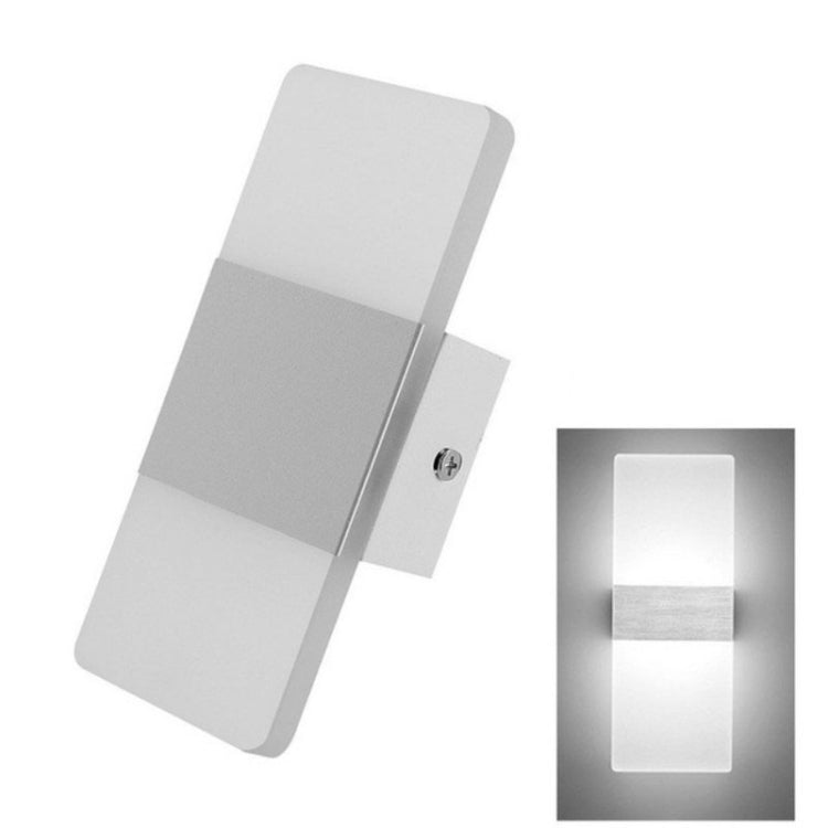 Right Angle White LED Bedroom Bedside Wall Aisle Balcony Wall Lamp, Size:29×11cm(White Light) -  by PMC Jewellery | Online Shopping South Africa | PMC Jewellery