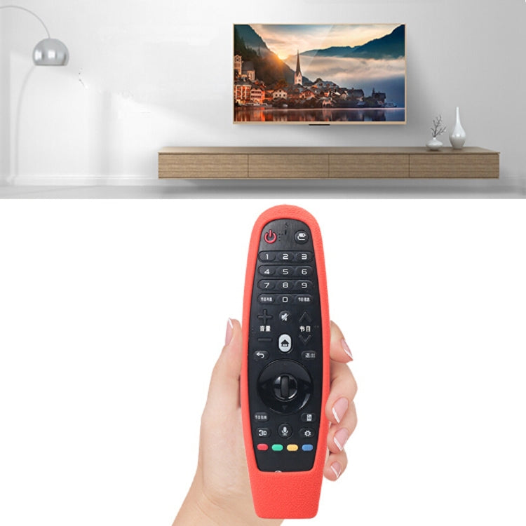 Suitable for LG Smart TV Remote Control Protective Case AN-MR600 AN-MR650a Dynamic Remote Control Silicone Case(Black) - Remote Control Covers by PMC TechLife | Online Shopping South Africa | PMC TechLife