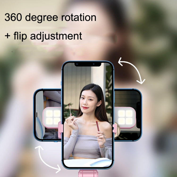 XT06 Live Beauty Bluetooth Tripod Selfie Stick(Pink) - free shipping - PMC TechLife - Order now!