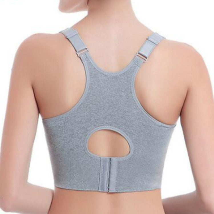 Wireless Sporty Shockproof Running Push Up Sports Bra, Size:L(Blue) - Ladies Underwear by PMC Jewellery | Online Shopping South Africa | PMC Jewellery