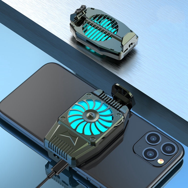 H15 Mobile Phone Radiator Semiconductor Rapid Cooling Portable Peripheral Cooling Mobile Phone Radiator Plug-in Models(Black) - Cooling Fan Radiator by PMC TechLife | Online Shopping South Africa | PMC TechLife