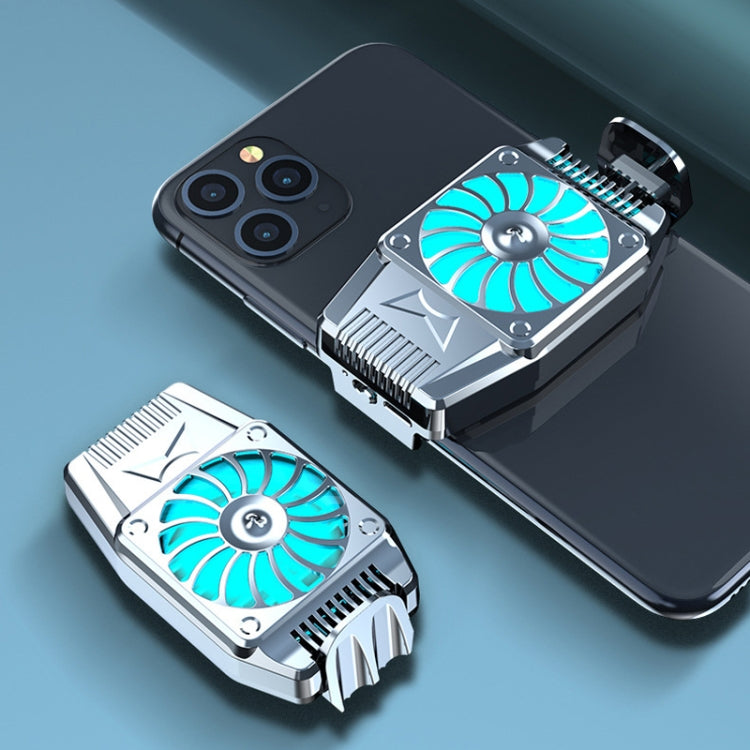 H15 Mobile Phone Radiator Semiconductor Rapid Cooling Portable Peripheral Cooling Mobile Phone Radiator Battery Models(Silver) - Cooling Fan Radiator by PMC TechLife | Online Shopping South Africa | PMC TechLife