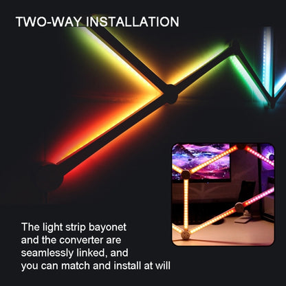 JSK-P22 Smart RGB Mosaic Light Rhythm Light Support Amazon Alexa / Google Assistant /DuerOS EU Plug(White) - Novelty Lighting by PMC Jewellery | Online Shopping South Africa | PMC Jewellery
