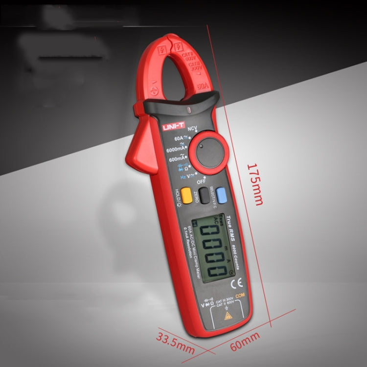 UNI-T UT211B  60A Digital Clamp Meter AC DC Voltage Detector - Digital Multimeter by UNI-T | Online Shopping South Africa | PMC Jewellery | Buy Now Pay Later Mobicred