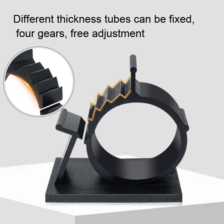 100 PCS Y-1316 Adjustable Self-Adhesive Wire Fixing Cable Organizer (Black) - Cable Organizer by PMC TechLife | Online Shopping South Africa | PMC TechLife | Buy Now Pay Later Mobicred