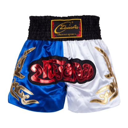 ZhuoAo Muay Thai/Boxing/Sanshou/Fighting Shorts for Men and Women, Size:XS(Black Waist Stitching) - Sportswear by ZhuoAo | Online Shopping South Africa | PMC Jewellery | Buy Now Pay Later Mobicred