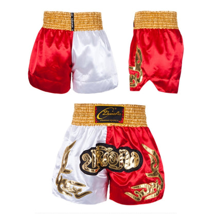 ZhuoAo Muay Thai/Boxing/Sanshou/Fighting Shorts for Men and Women, Size:S(Classic Black White) - Sportswear by ZhuoAo | Online Shopping South Africa | PMC Jewellery | Buy Now Pay Later Mobicred