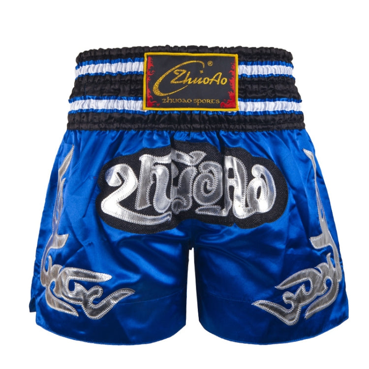 ZhuoAo Muay Thai/Boxing/Sanshou/Fighting Shorts for Men and Women, Size:S(Classic Blue) - Sportswear by ZhuoAo | Online Shopping South Africa | PMC Jewellery | Buy Now Pay Later Mobicred