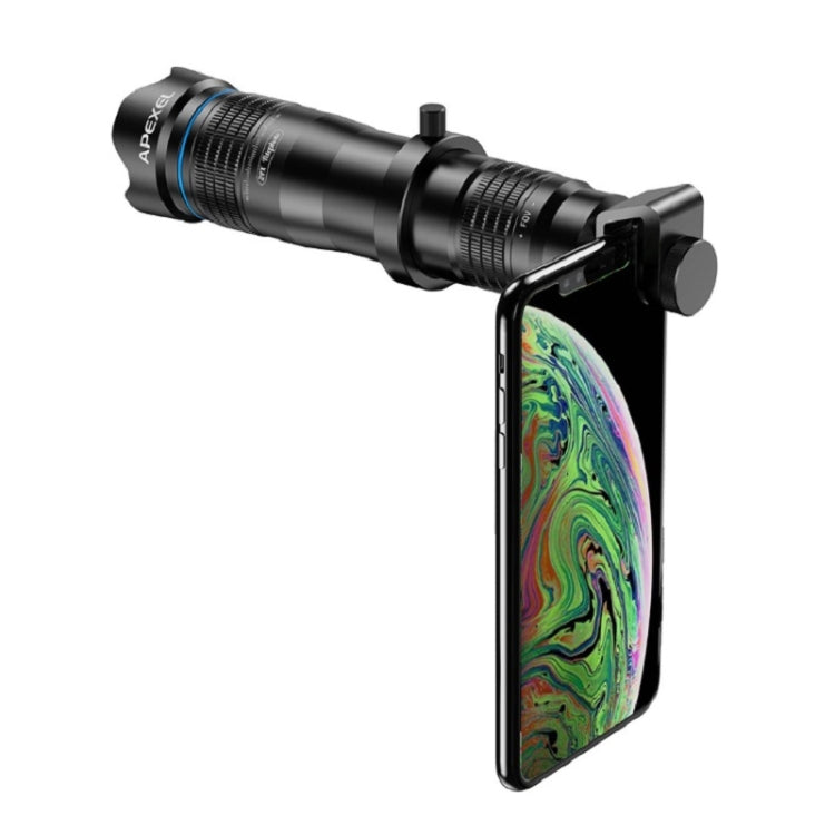 APEXEL APL-JS36XJJ04 Full Metal 36X High List Tube External Dual-tone Telescope Universal Telephoto Mobile Phone Lens - Telescope & Microscope by APEXEL | Online Shopping South Africa | PMC Jewellery