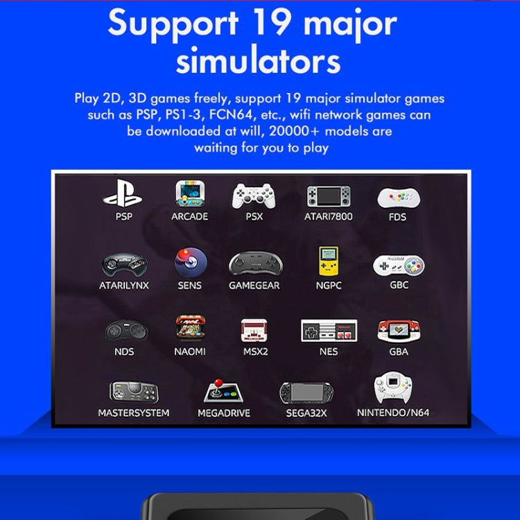 GD10 64G Built-In 30000+ Games Dual System Set-Top Box 3D Home 4K HD  TV Game Console Box US Plug(Black) - free shipping - PMC TechLife - Order now!