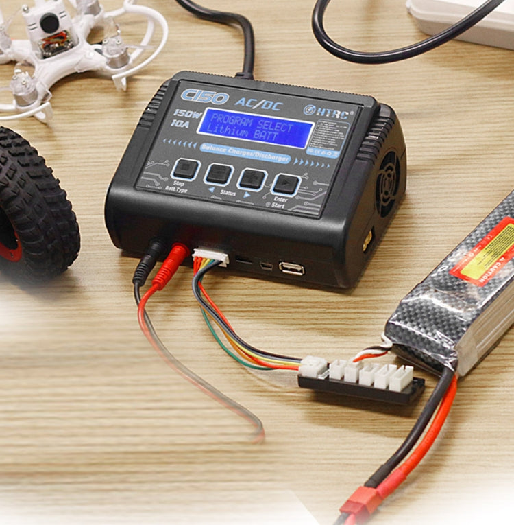 HTRC C150 Smart Balance Charger High Voltage Lithium Battery Charger, EU Plug - free shipping - PMC TechLife - Order now!