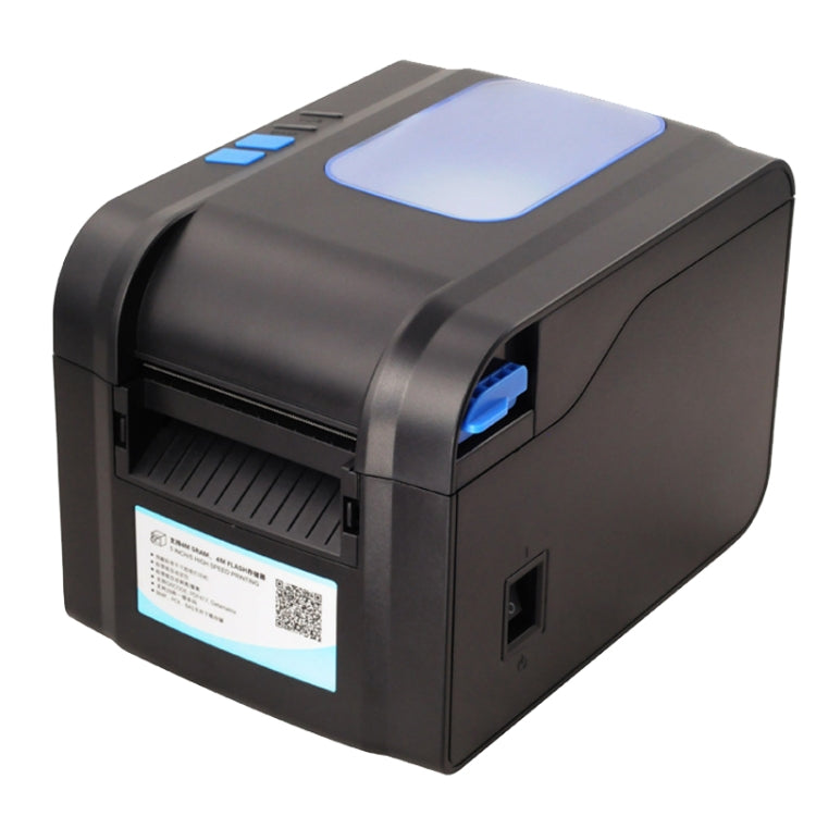 Xprinter XP-370B Barcode Printer Self-adhesive QR Code Printer Label Clothing Tag Thermal Ticket Machine(UK Plug) - Printer by Xprinter | Online Shopping South Africa | PMC Jewellery | Buy Now Pay Later Mobicred