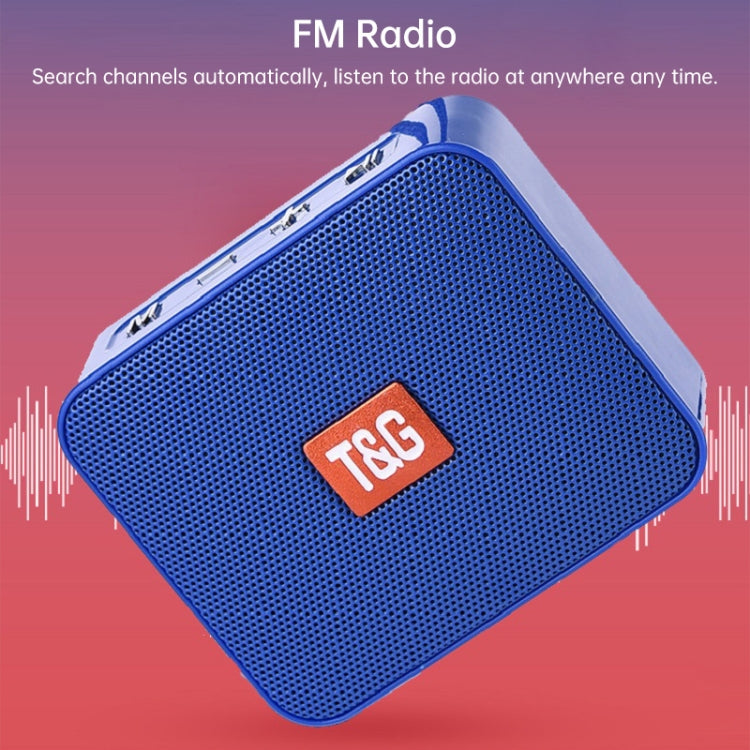 T&G TG166 Color Portable Wireless Bluetooth Small Speaker(Blue) - Mini Speaker by T&G | Online Shopping South Africa | PMC TechLife | Buy Now Pay Later Mobicred