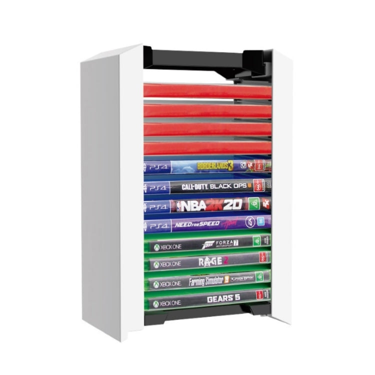 DOBE TP5-0520 Console Game Cd Storage Rack Can Accommodate 12 Double-Layer Disc Racks For PS5 - free shipping - PMC TechLife - Order now!