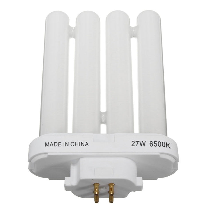 4 Rows Light Bulb 27W 6500K 4PinTube Compact Fluorescent Light Tube Energy Saving Lamp Bulb Tube Pure White Lighting -  by PMC Jewellery | Online Shopping South Africa | PMC Jewellery