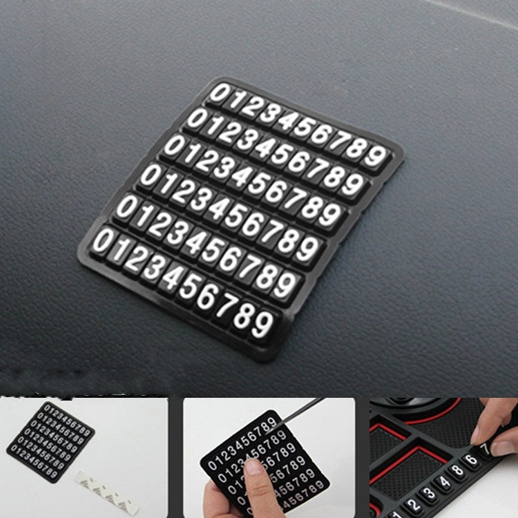 Car Interior Car Multifunctional Instrument Panel Storage Pad Car Phone Bracket Anti-slip Pad With Stop, Style:Rotating Blue Circle - Car Holders by PMC TechLife | Online Shopping South Africa | PMC TechLife