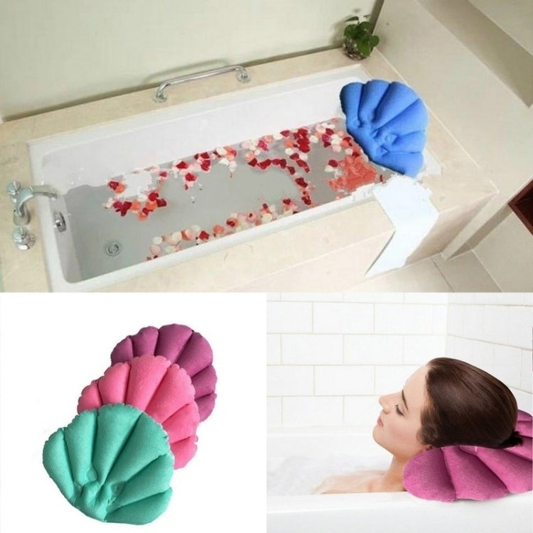 Shell Shaped Soft Bathroom Pillow Home Comfortable Spa Inflatable Bathtub Cushion, Random Color Delivery - Bath Pillows by PMC Jewellery | Online Shopping South Africa | PMC Jewellery