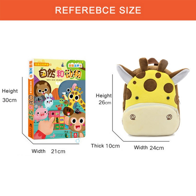 Kids 3D Animal Velvet Backpacks Children Cartoon Kindergarten Toys Gifts School Bags(Bee) - Kids Bags by PMC Jewellery | Online Shopping South Africa | PMC Jewellery