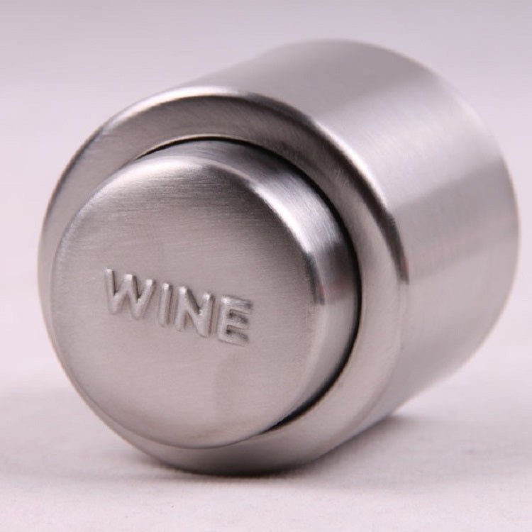 Push Stainless Steel Red Wine Stopper Champagne Stopper, Style:Red Wine Stopper - Bottle Stopper by PMC Jewellery | Online Shopping South Africa | PMC Jewellery