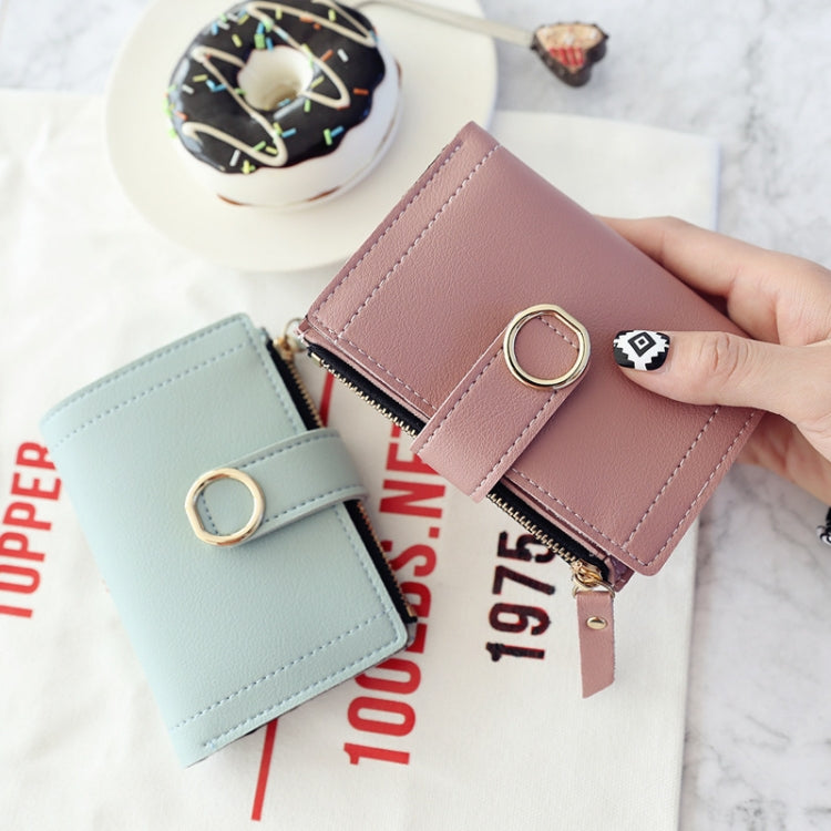 Women Wallets Small Fashion Leather Purse Ladies Card Bag For Female Purse Money Clip Wallet(Gray) - Wallets by PMC Jewellery | Online Shopping South Africa | PMC Jewellery