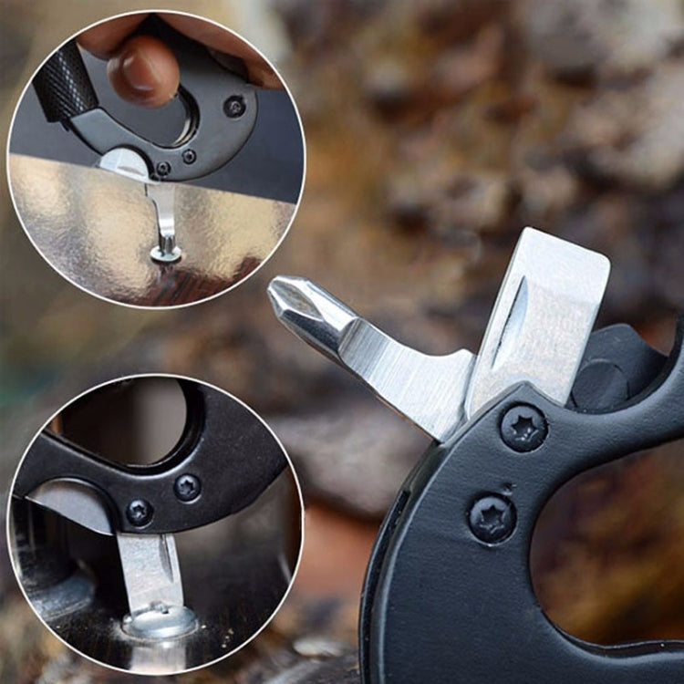 External Multi-function Carabiner D-type Hanging Keychain - Mountaineering Outfit by PMC TechLife | Online Shopping South Africa | PMC TechLife