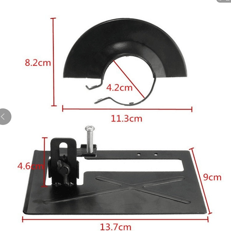 Angle Grinder Special Cutting Bracket Protective Cover Angle Grinder Cutting Machine Accessories, Model:Angle grinder guard - Abrasive Tools & Accessories by PMC TechLife | Online Shopping South Africa | PMC TechLife