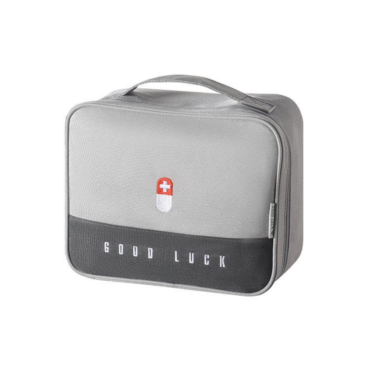 Thickened Large-Capacity Multifunctional Medicine Box Family Portable Storage Bag(Gray) - Pill Boxes by PMC Jewellery | Online Shopping South Africa | PMC Jewellery