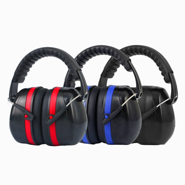 Soundproof Earmuffs Noise-Proof Sleep Earmuffs Industrial Protective Earmuffs Ear Caps(Red Black) - Earmuff & Pad by PMC Jewellery | Online Shopping South Africa | PMC Jewellery