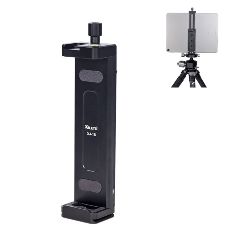 Xiletu Xj15 Live Broadcast Desktop Full Metal Tripod Mount Tablet Pc Phone Clamp With 1/4 Inch Screw Holes & Cold Shoe Base(Black) - Other Accessories by Xiletu | Online Shopping South Africa | PMC Jewellery | Buy Now Pay Later Mobicred