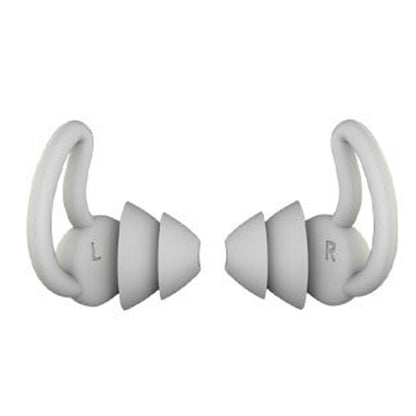 4 PCS / 2 Pair Shark Fin Nnti-falling and Noise-reducing Earplugs Anti-Noise Earplugs For Sleeping Dormitory Noise Cancelling And Noise Prevention Earplugs(Gray (2 Layers)) - Earmuff & Pad by PMC Jewellery | Online Shopping South Africa | PMC Jewellery