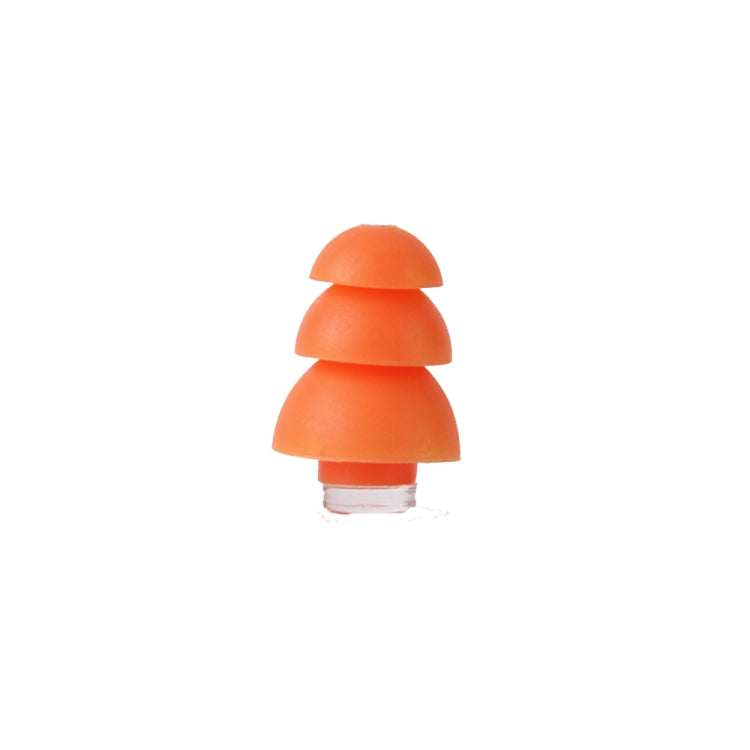 Anti-Noise Sleep Earplugs Silicone Soundproof Earplugs Industrial Noise Cancelling Silent Earplugs(Orange) - Earmuff & Pad by PMC Jewellery | Online Shopping South Africa | PMC Jewellery