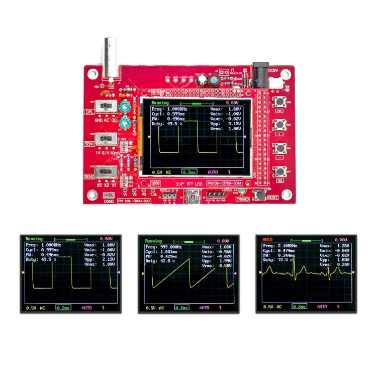 DSO138 Oscilloscope (Full Assembled) - LCD & LED Display Module by PMC Jewellery | Online Shopping South Africa | PMC Jewellery