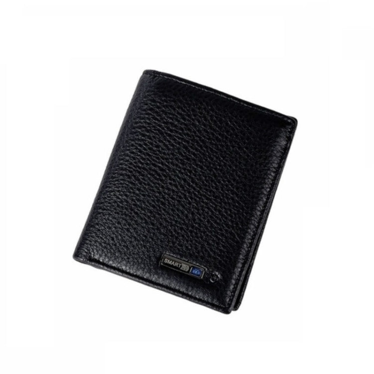 Vertical Wallet Smart Bluetooth Anti-Lost Anti-Theft Leather Bag, Style:Smart(Black) - Antimagnetic RFID Package by PMC Jewellery | Online Shopping South Africa | PMC Jewellery | Buy Now Pay Later Mobicred