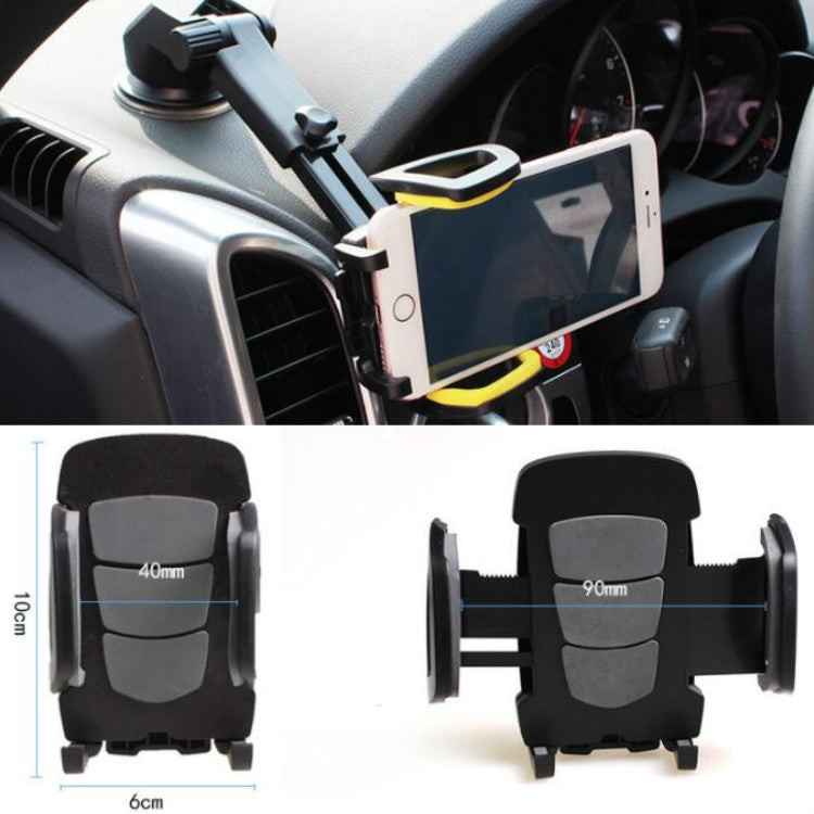 Car Phone Holder Car Air Outlet Mobile Phone Holder Suction Cup Navigation Instrument Panel General, Style:2 in 1(Blue) - Car Holders by PMC Jewellery | Online Shopping South Africa | PMC Jewellery