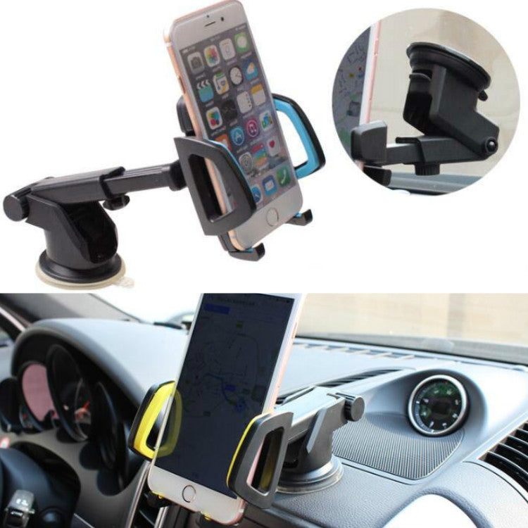 Car Phone Holder Car Air Outlet Mobile Phone Holder Suction Cup Navigation Instrument Panel General, Style:3 in 1(Gray) - Car Holders by PMC Jewellery | Online Shopping South Africa | PMC Jewellery