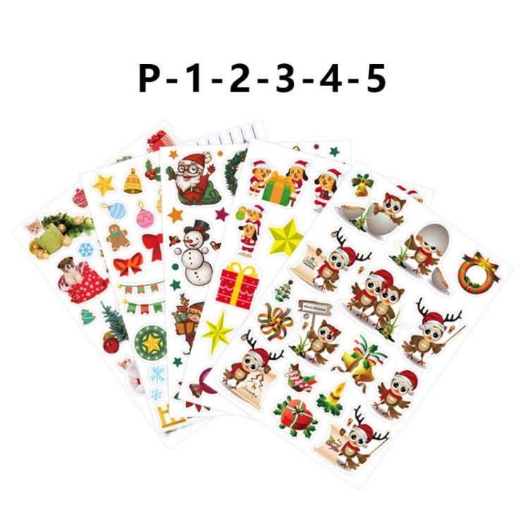 1 Set Christmas Cartoon Illustration Kids Toy Stickers, Size: 148x210mm(P-2) - Stickers by PMC Jewellery | Online Shopping South Africa | PMC Jewellery