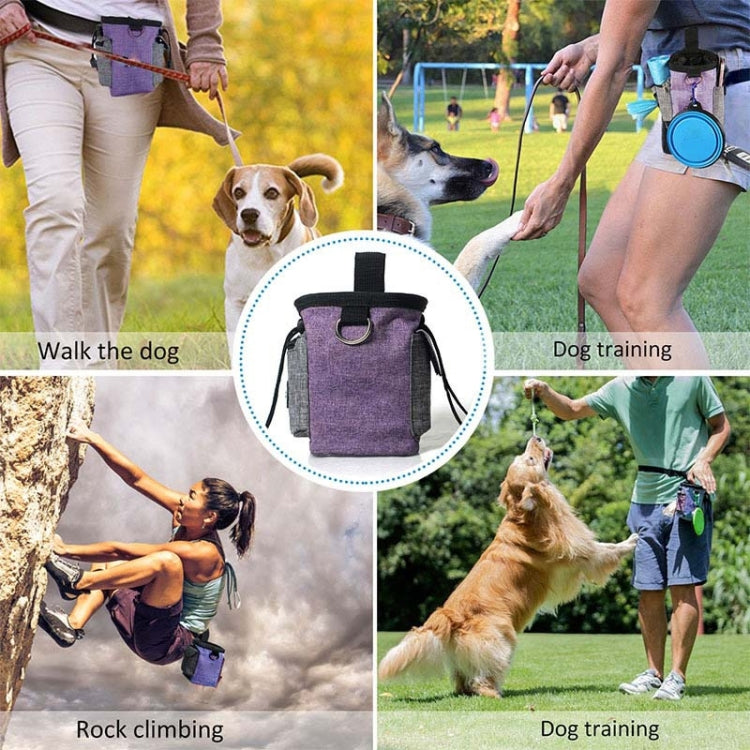 Pet Training Waist Bag With Belt Portable Outing Training Pet Snack Bag, Specification: Waist Bag+Folding Bowl - Pet Bags by PMC Jewellery | Online Shopping South Africa | PMC Jewellery