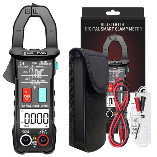 BSIDE  Bluetooth 5.0 6000 Words High Precision Smart AC Clamp Meter, Specification: ZT-5BQ - Digital Multimeter by BSIDE | Online Shopping South Africa | PMC Jewellery | Buy Now Pay Later Mobicred