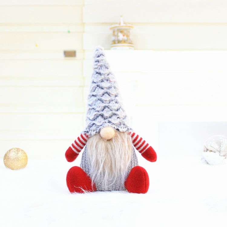 Christmas Decorations Santa Claus Faceless Doll Decoration Gift(Gray) - Christmas Dolls by PMC TechLife | Online Shopping South Africa | PMC TechLife | Buy Now Pay Later Mobicred