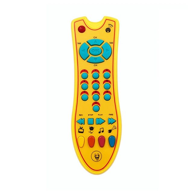 Simulated Music TV Remote Control Early Educational Toys Electric Learning Machine Baby Toy(Yellow) - Learning & Machines by PMC Jewellery | Online Shopping South Africa | PMC Jewellery