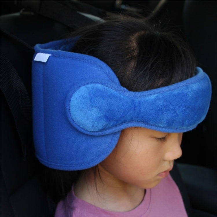 Child Car Seat Head Support Comfortable Safe Sleep Solution Pillows Neck Travel Stroller Soft Cushion (Dark Blue) - Seat Belts & Padding by PMC TechLife | Online Shopping South Africa | PMC TechLife