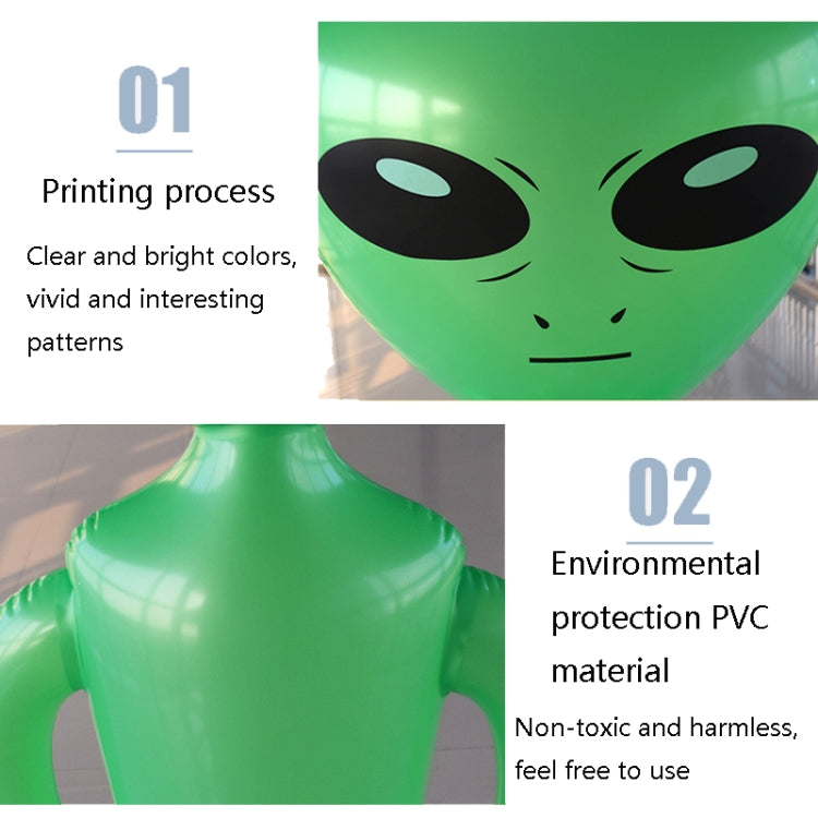 Balloon Model Photography Props Inflatable Alien KTV Bar Doll Balloon Halloween Party Doll Balloon, Colour: Green(170cm) - Balloons by PMC Jewellery | Online Shopping South Africa | PMC Jewellery