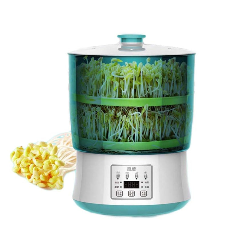 RONGWEI Bean Sprouts Machine Household Automatic Large-Capacity Bean Sprouts Barrel, CN Plug, Style:Double Layer+Double Plate+3m  Cable - Gadgets by PMC Jewellery | Online Shopping South Africa | PMC Jewellery